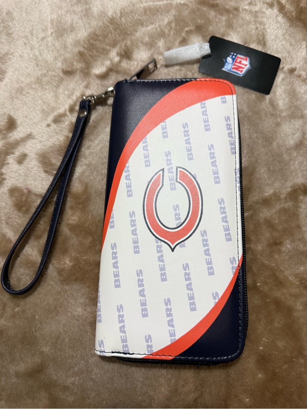 Chicago Bears NFL Curve Zip Organizer Wristlet Wallet